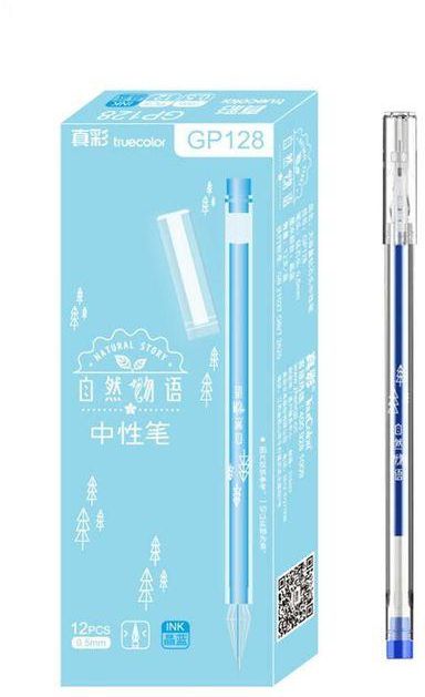 Generic 12 Pcs Kawaii Black Ink Gel Pen Set Stationery Cute Creative Gift School Supply