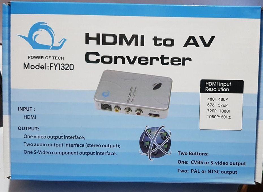 HDMI TO AV CONVERTER TOBO