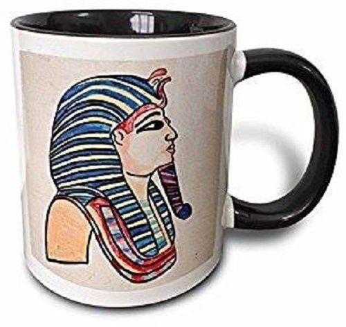 Generic Pharaonic Mug - White & Black