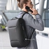 Bange Bag High Quality Well-Padded Business Casual Travel USB Laptop Bag - Blue