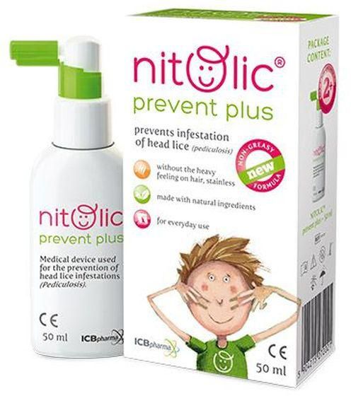 Nitolic Prevent Plus Head Lice Spray - 50ml