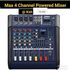 Omax Mixer Max 4 Mixer With Power Amplifier PMX402D-USB Stage Mixer