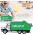 Garbage Truck Toy, 1/42 Collection Rubbish Lorry Toy for Boys Gift