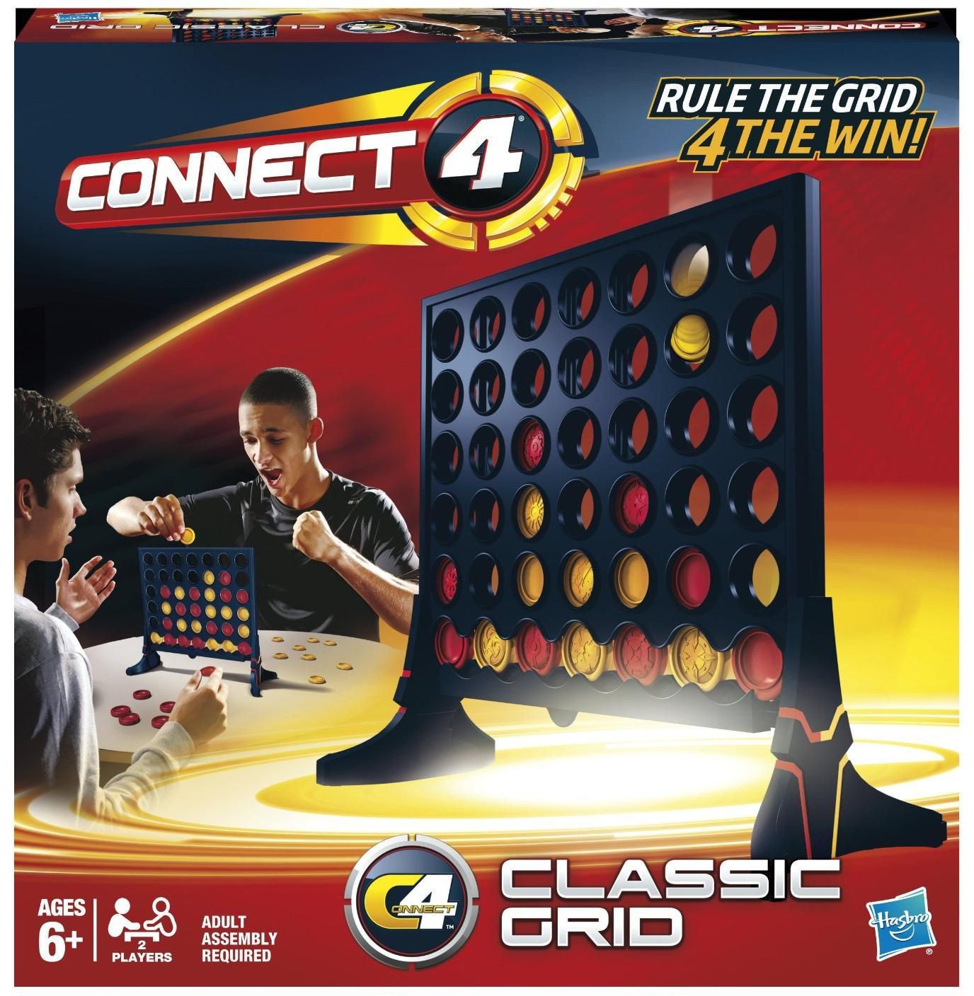 Hasbro Connect Classic Grid - Four in a Row Skill Ability Game