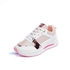 Desert Lace-up Fashion Sneakers For Women - White / Rose