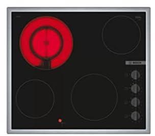 Bosch - Series 2 - Electric hob - 60 cm - Black, Built-in Electric hob,surface mount with frame frame PKF645CA2E