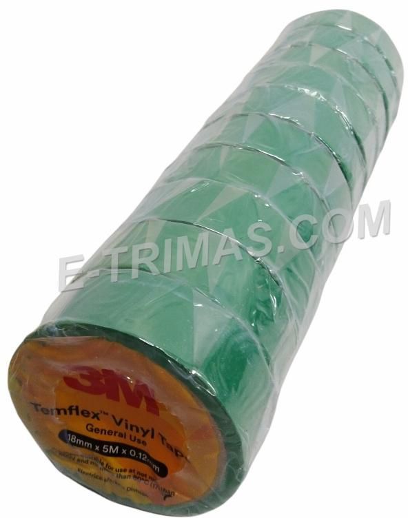 3M Temflex PVC Insulation Electrical Wiring Black GU Tape