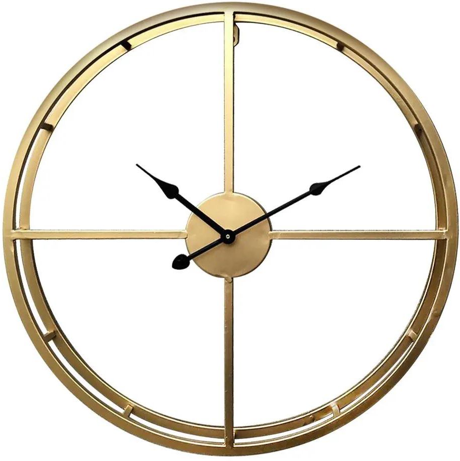 Large Wall Clock Decorative Hanging Watch for Home Office CHAMPAGNE GOLD