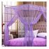 Mosquito Net with Metallic Stand 4 by 6 - Purple