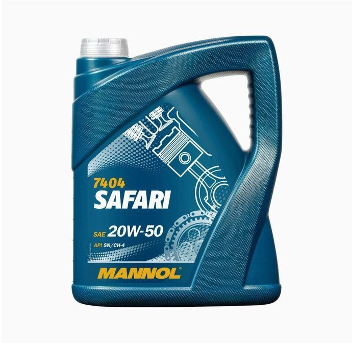Mannol Safari Semi Synthetic Motor Oil, 20W-50 (5 Liter)