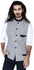 Mr Button - Blue Stripe Linen Nehru Jacket With Collar -  06NHJ001
