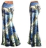 Generic 2016 Summer Women Stylish Printing Vintage Hip Package High Waist Casual Beach Party Equipped Long Skirt Maxi Skirts 942724-blue