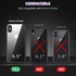 Amizee Compatible with iPhone XS Max Case Non-Yellowing Crystal Clear Back Protective Cover Slim Thin Phone Case for iPhone XS Max (Black)