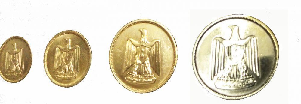 طقم مليمات الجمهورية المتحده مكون من 10-5-2-1 مليم سنة 1960- 1962 انسر