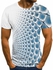 Summer casual European and American style T-shirt 3D vertigo figure digital printing men's round neck street fashion loose T-shirt