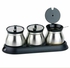 As Seen on TV Black Stainless Spice Set