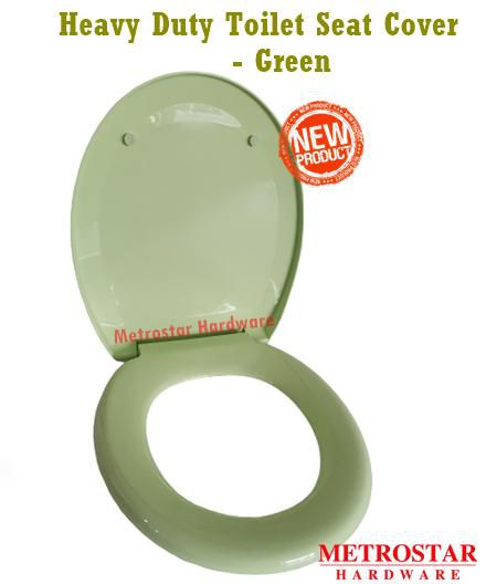 Metrostarhardware Heavy Duty Toilet Seat Cover (Green)