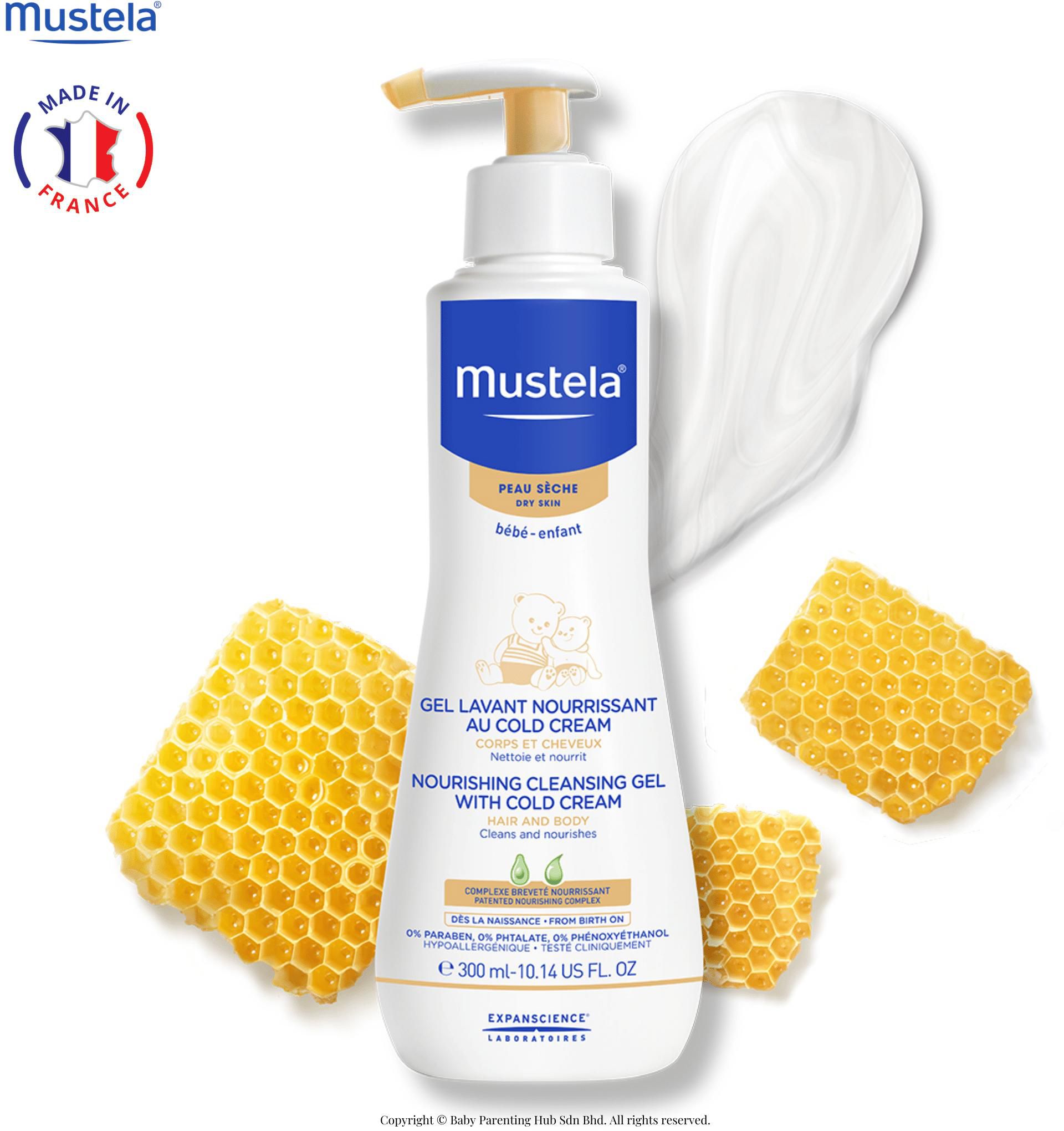 Mustela Dry Skin Nourishing Cleansing Gel with Cold Cream 300ml
