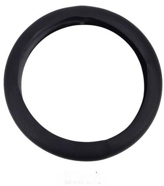 As Seen On Tv Silicone Steering Wheel Cover - Black