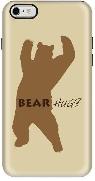 Stylizedd Apple iPhone 6/6s Premium Dual Layer Tough case cover Matte Finish - Bear Hug?