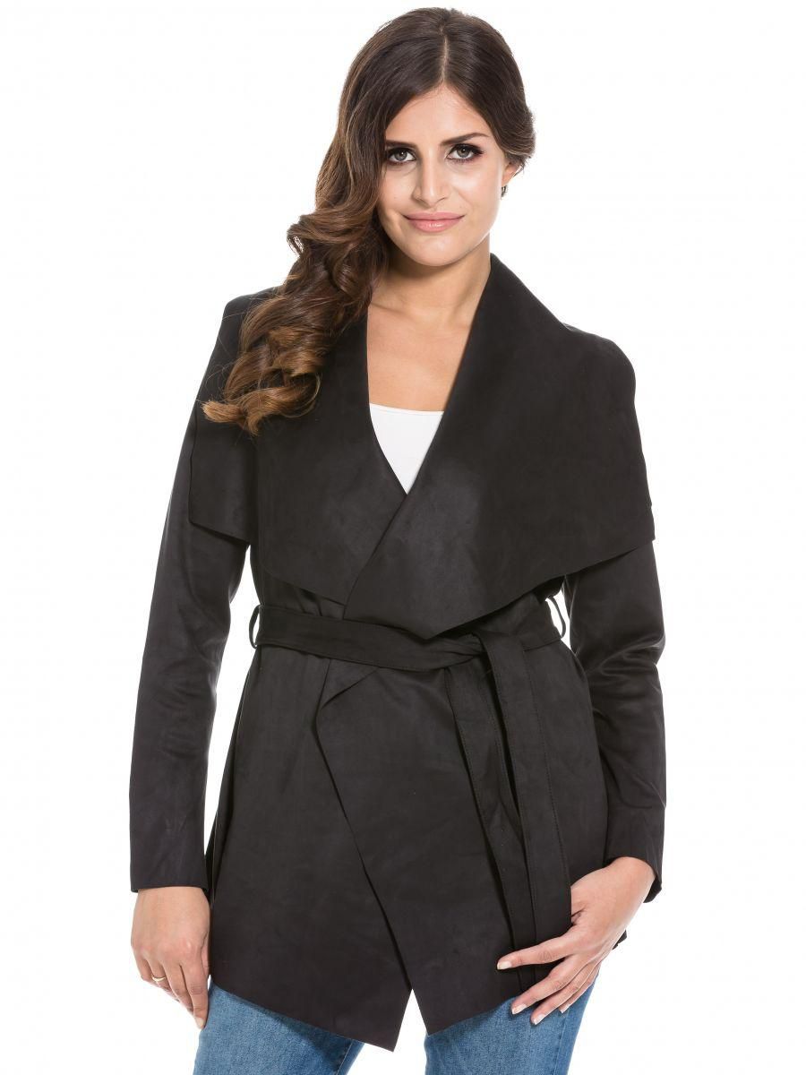 Vero Moda Black Wool Basic Jacket For Women