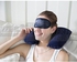Neck Massage Pillow Navy Blue With Eye Cover Item No 450 -1 , 2724326803739