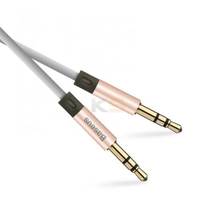 BASEUS 1.2M Fluency Series AUX Audio Cable Rose Gold