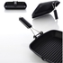 Illa Wellness Grill Pan With Foldable Hand - 36X26Cm - Black