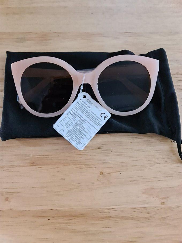 Ladies Cat Eye Sunglasses - Beige