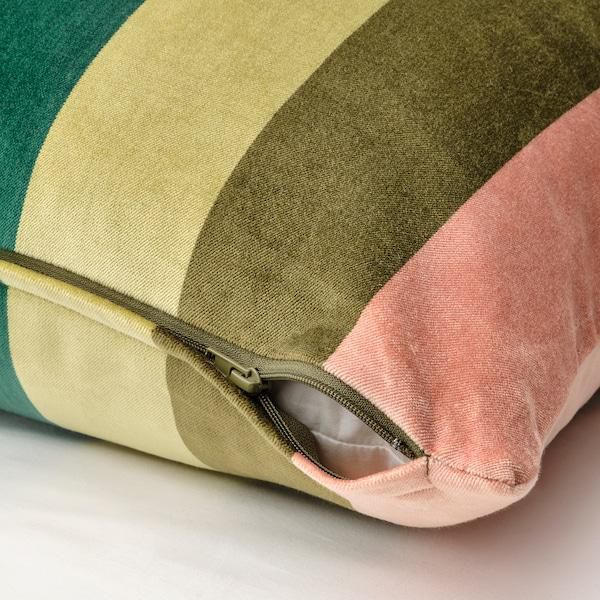 VATTENVÄN Cushion cover, multicolour/striped, 50x50 cm - IKEA