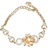 18K Gold Plated Flower Design Bracelet