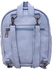 Casual Leather Backpack - Blue