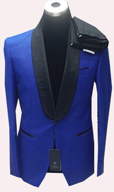 Elegant Men's Slim Fit Suit - Cotton Color
