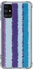 غطاء حماية بطبعة خطوط بلون بنفسجي لهاتف سامسونج جالاكسي M51 متعدد الألوان