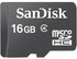SanDisk MicroSD Card 16GB with Adapter