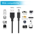 IBERLS USB to DC 5V Power Cord, Universal DC 5.5x2.1mm Plug Jack Charging Cable with 10 Connector Tips(5.5x2.5, 4.8x1.7, 4.0x1.7, 4.0x1.35, 3.5x1.35, 3.0x1.1, 2.5x0.7, Micro USB, Type-C, Mini USB)5FT