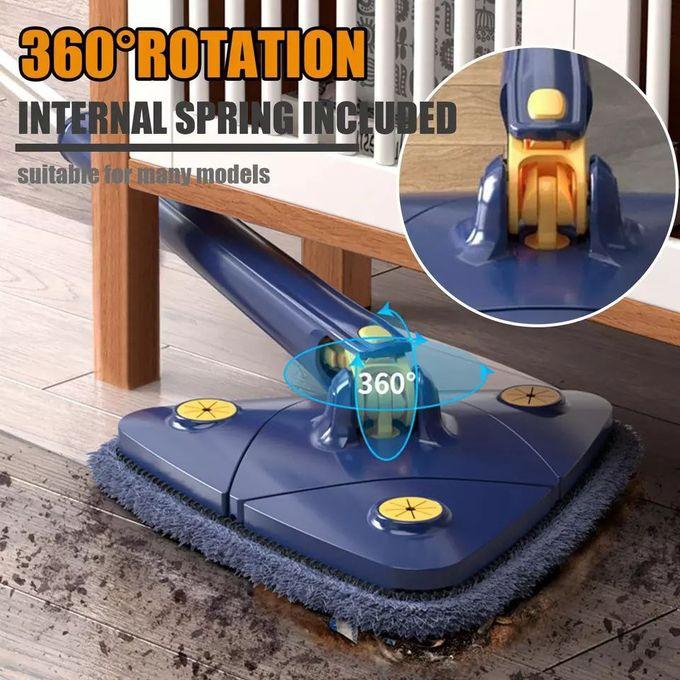 Rotatable Cleaning Mop 360° Triangle Microfiber Mop 1pcs