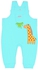 Baby Boy's Jumpsuit, Embossed Mint Green