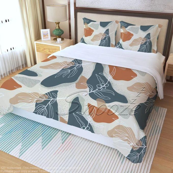 Snooze Flat Bed Sheet Set 3 PCS (Ash Design)