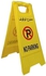 ABBASALI Foldable Caution Floor Sign Board pack of 2Pcs (NO PARKING)