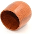 طقم اكواب خشبية مكون من عدد 2 قطعة انتاج ايجيبت انتيكس، بني