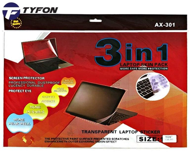 Tyfontech Besta AX-301 3 in 1 Notebook Skin, Keyboard and Screen Protector 14.6" (16:9)