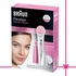 Braun Face SE832S Color Facial Cleansing Brush & Facial Epilator Limited Edition With Sensitive Brush And Beauty Pouch