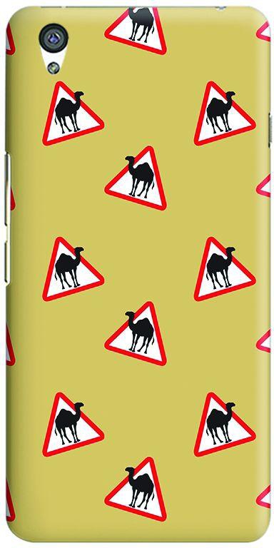 Stylizedd OnePlus X Slim Snap Case Cover Matte Finish - Camel Signs