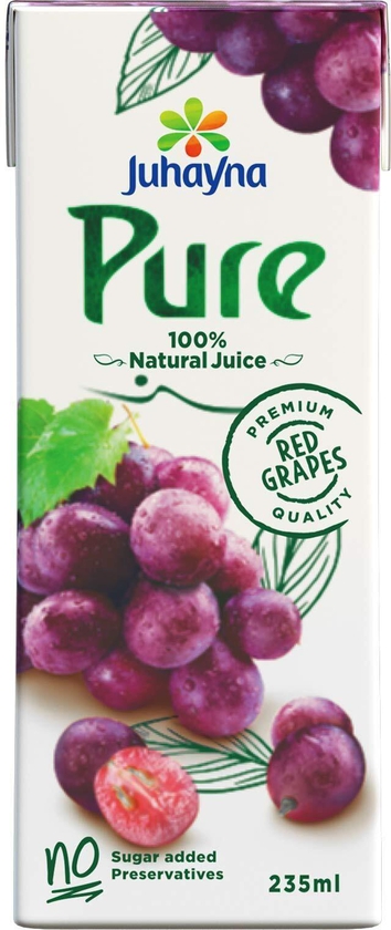 Juhayna Pure Red Grapes Juice - 235 ml