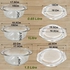 Pyrex circular Clear Glass set with handel and cover, Baking Dishes 3pes by three size1.5 L,1 L,0.65 L pyrex set High Resistance Easy Grip, pyrex bowl,fridge storage dishes, pyrex cookware, oven dish