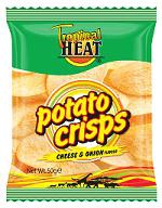 Tropical Heat Potato Crisps Cheese & Onion 100 g