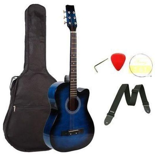 Acoustic Box Guitar /Blue