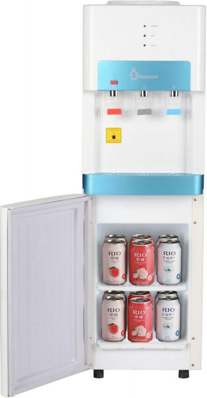 Penguin Water Dispenser 3 Taps With Storage Cabinet White HR002