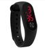 Fashion Casual Sports Bracelet Watches Digital Candy Color Silicone Wrist Watch Black
